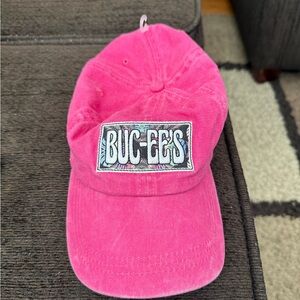 Buc-ee's Pink Hat Logo Womens Adjustable Hat Cap Bucky Buc-ee Beaver Gas Station